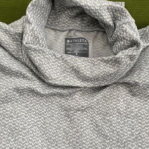 Athleta gray turtleneck, small, EUC